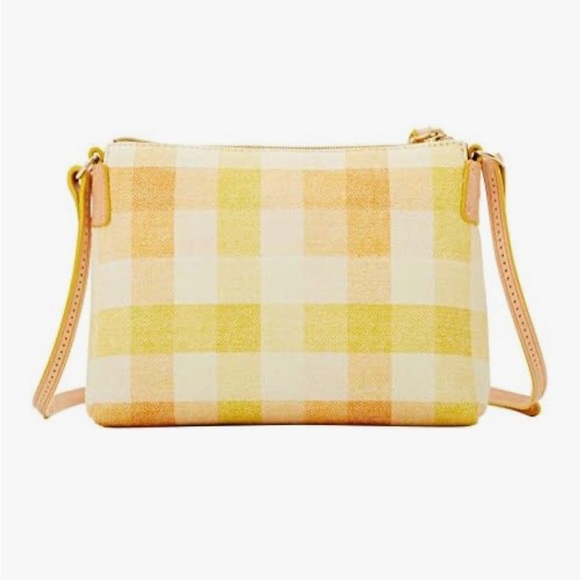 Dooney & Bourke Yellow Checkered Crossbody Bag NWOT - Picture 2 of 9